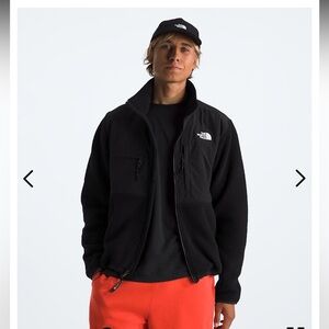 THE NORTH FACE Black Denali Fleece Jacket Polartec Size Large